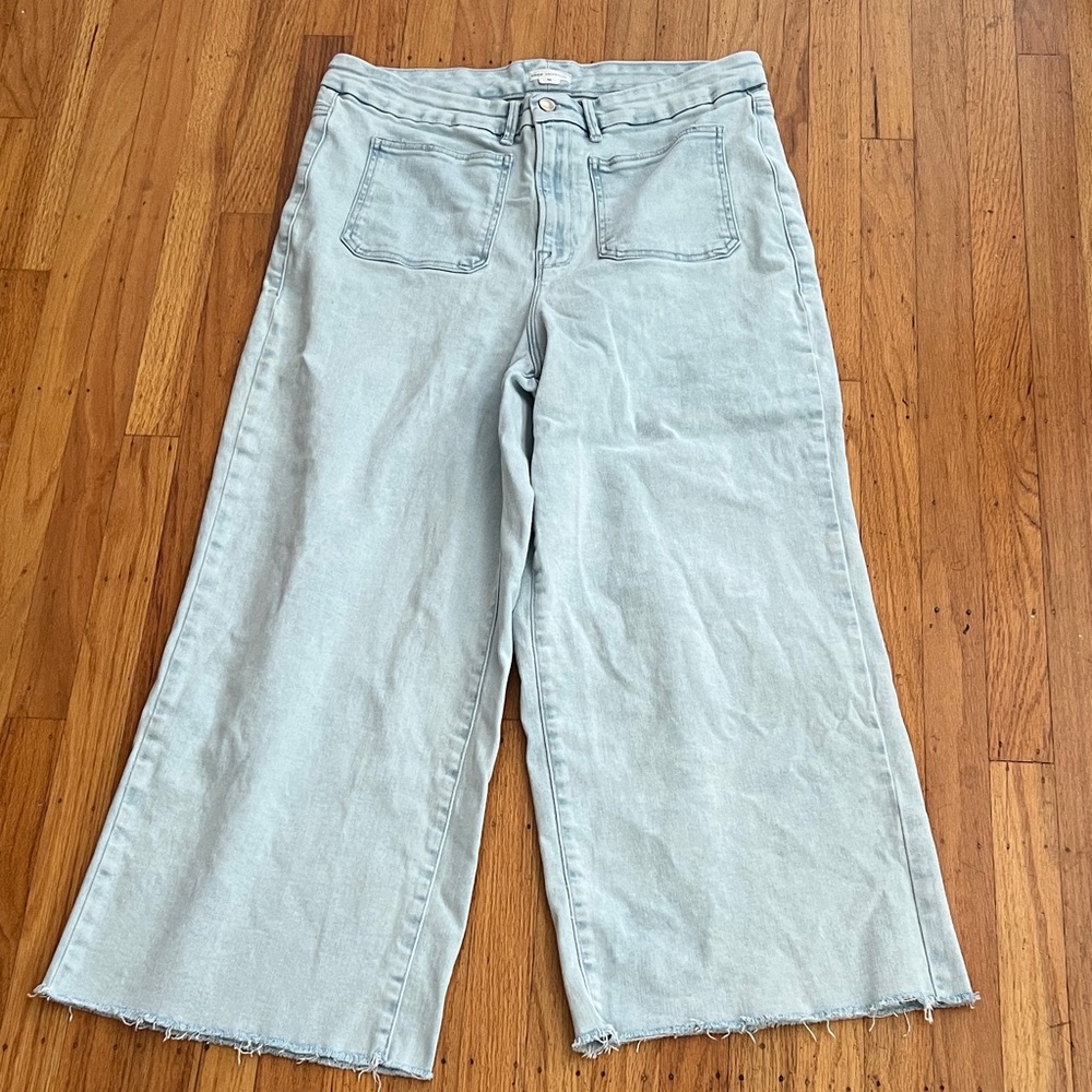 Good american Wide Leg Light Blue Women's Jeans